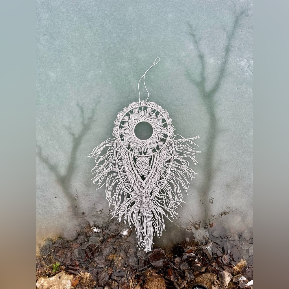 Original GoodVibeGoda Handcrafted Macramé Dreamcatcher